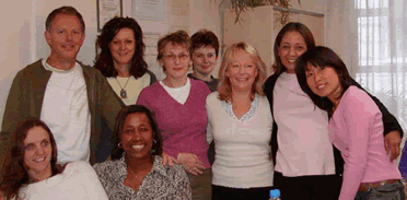 Students at the National College of Colon Hydrotheraphy (NCCH), Somerset